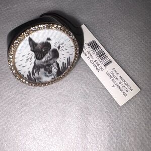 Marc Jacobs Black and Gold Statement Ring